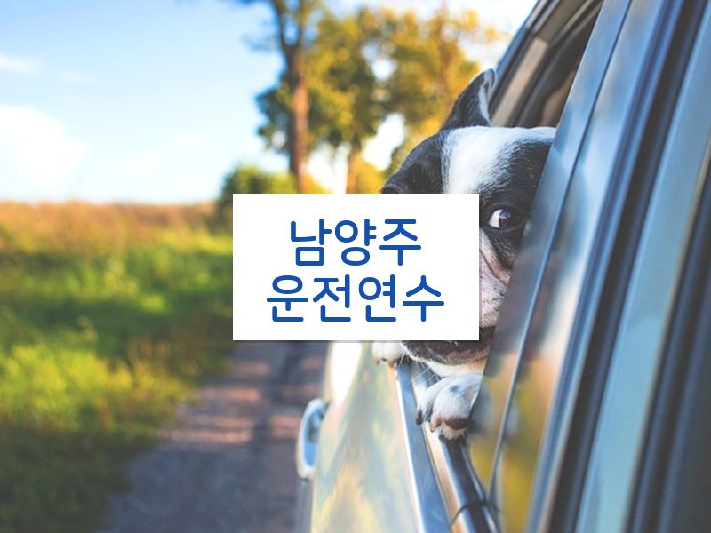 남양주운전연수 후기