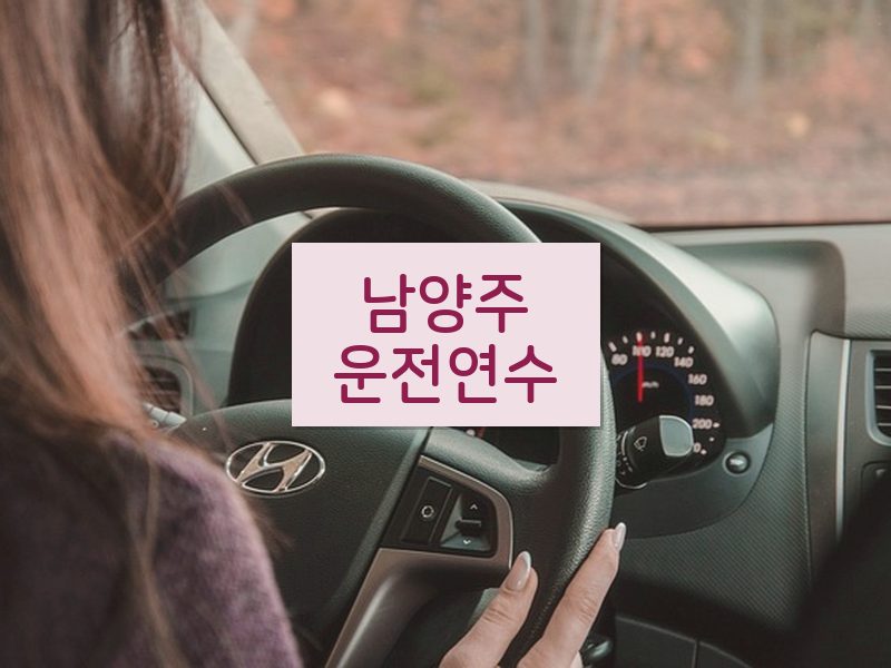 남양주운전연수 후기