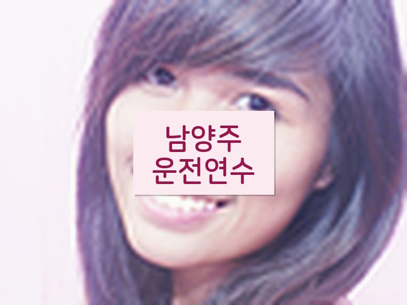 남양주운전연수 후기