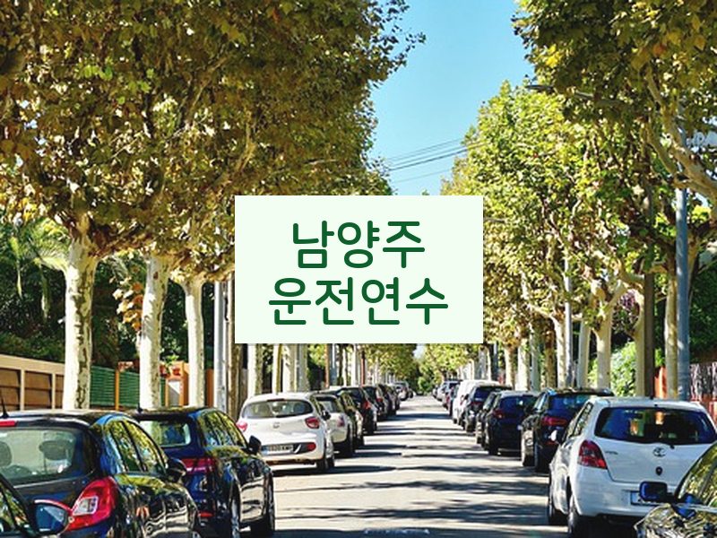 남양주운전연수 후기