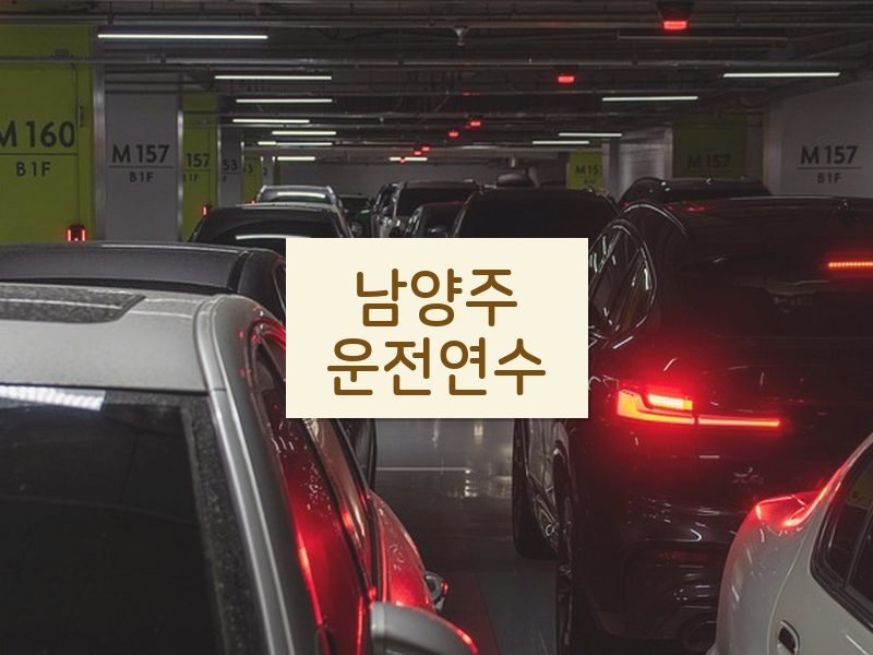 남양주운전연수 후기