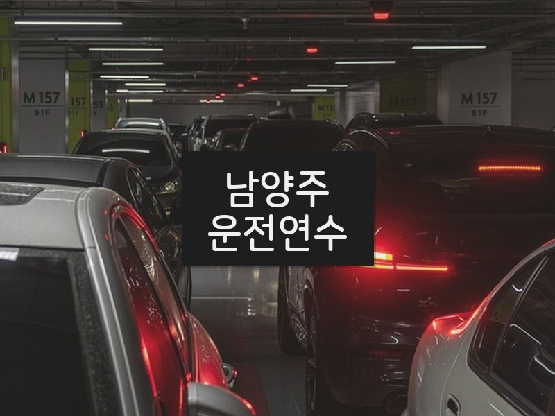 남양주운전연수 후기