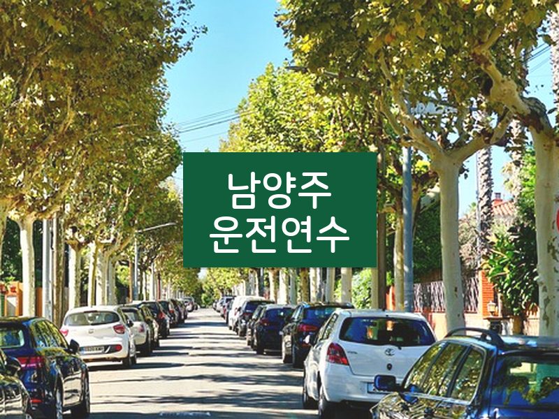 남양주운전연수 후기