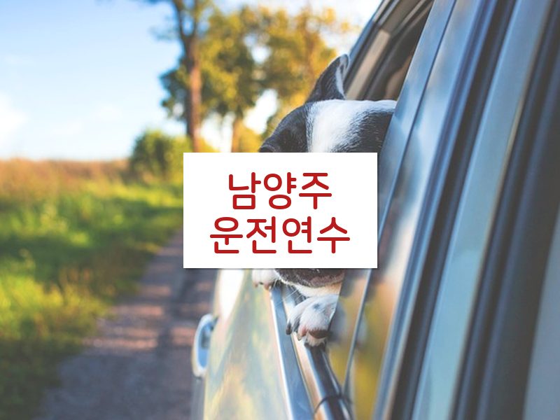남양주운전연수 후기