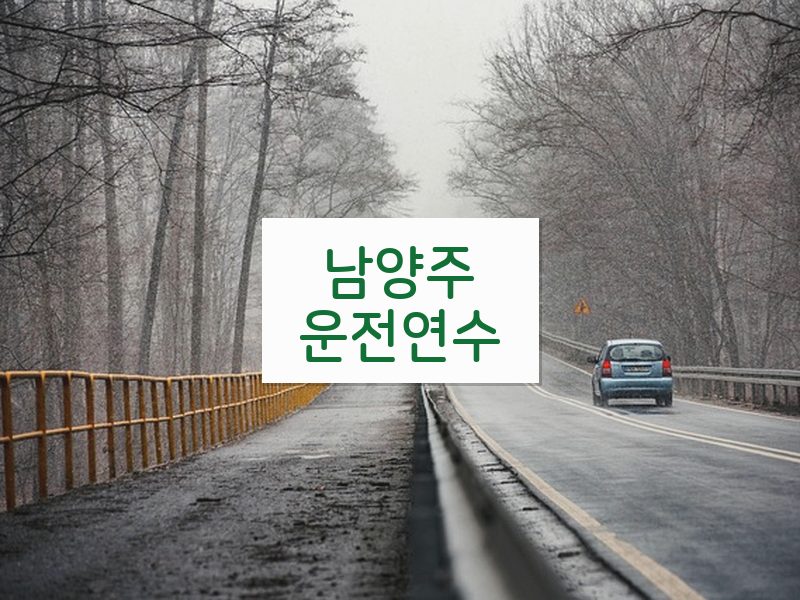 남양주운전연수 후기