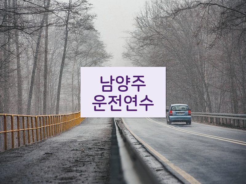 남양주운전연수 후기