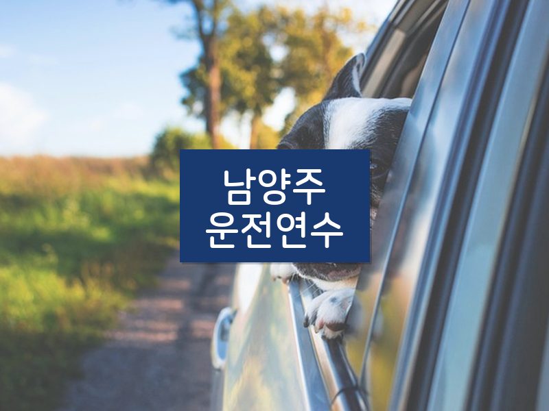 남양주운전연수 후기