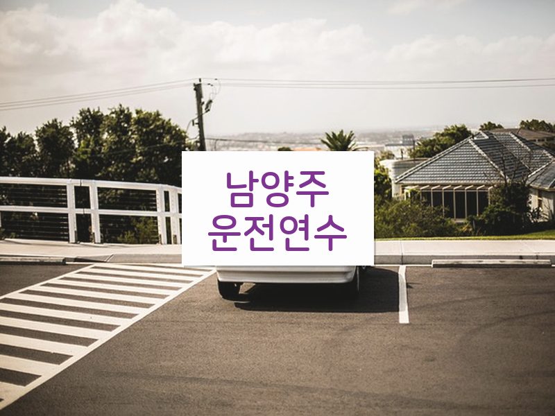 남양주운전연수 후기