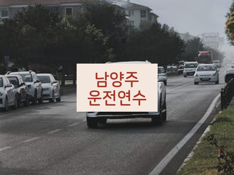 남양주운전연수 후기