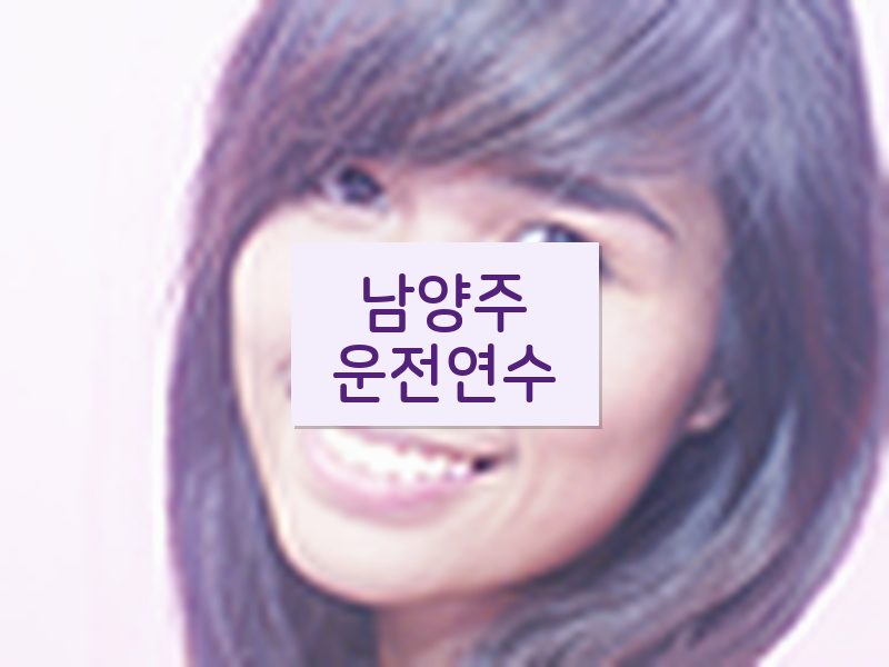 남양주운전연수 후기
