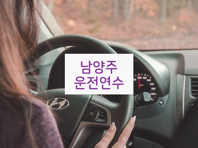 남양주운전연수 후기