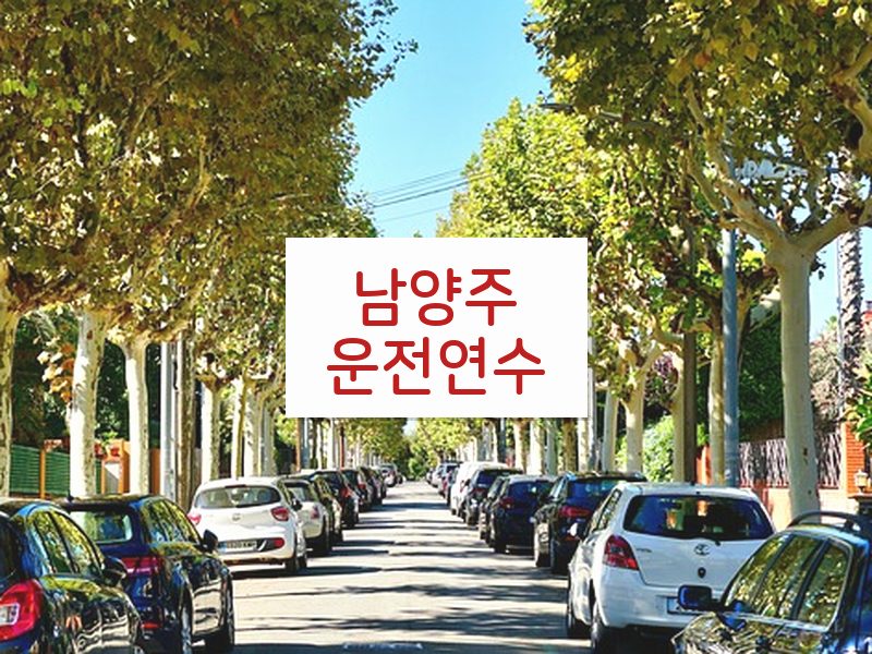 남양주운전연수 후기