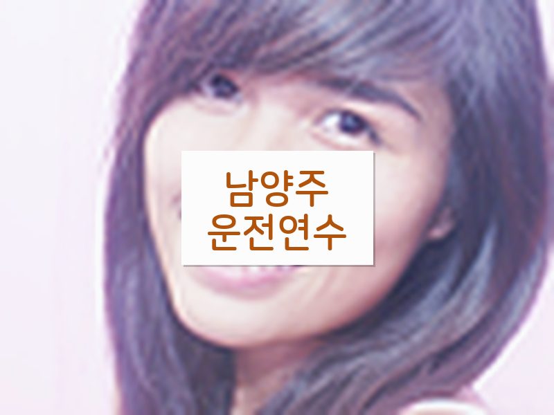 남양주운전연수 후기