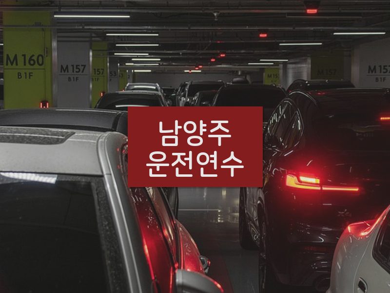 남양주운전연수 후기