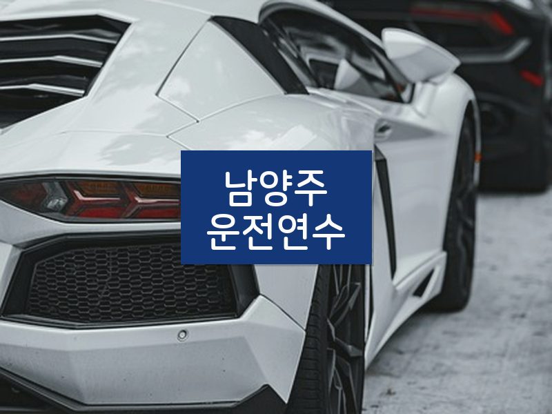남양주운전연수 후기
