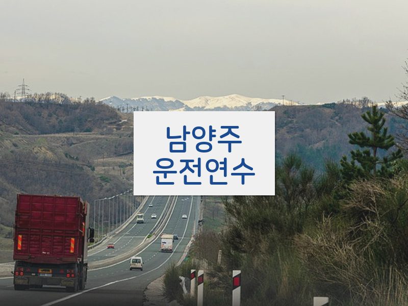 남양주운전연수 후기