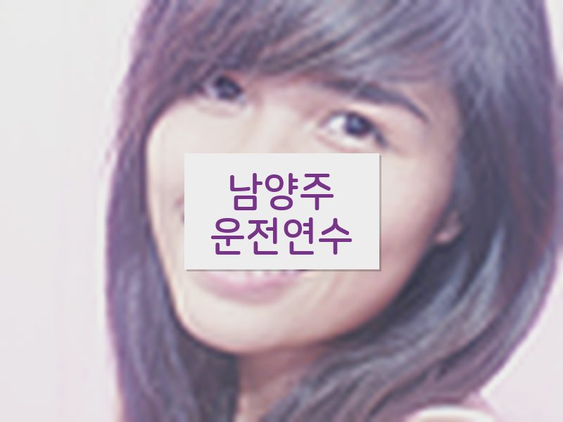 남양주운전연수 후기