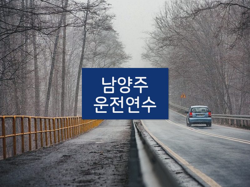 남양주운전연수 후기