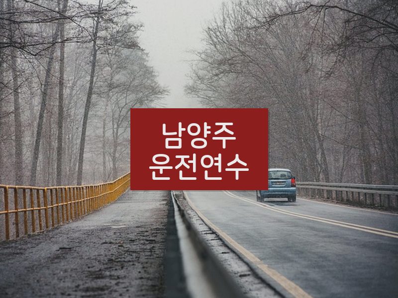 남양주운전연수 후기